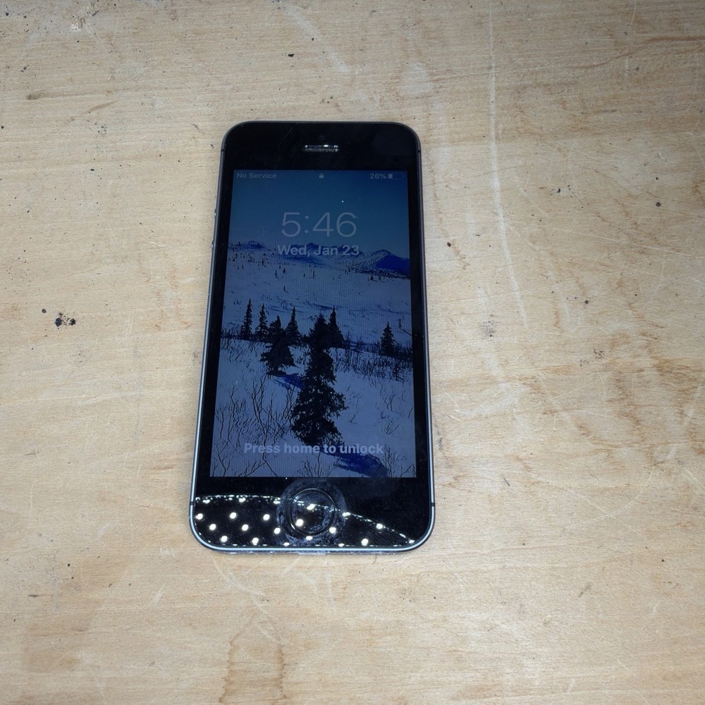 Apple iPhone 5 Gray A1533 4.0in iOS Holds Charge
